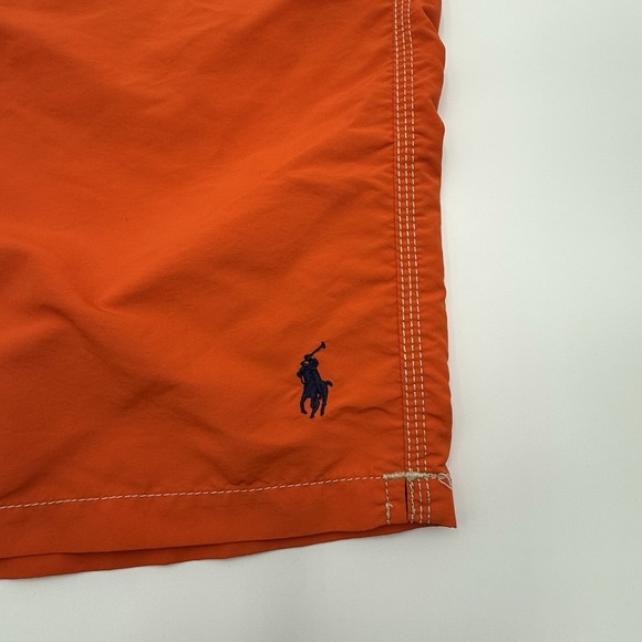 Polo Ralph‎ Lauren Swim Trunks Men's Size XL Orange Pockets - Picture 6 of 13